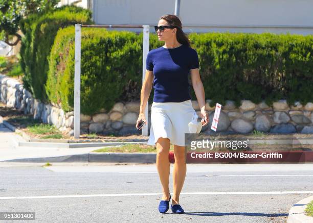 Jennifer Garner is seen on April 25, 2018 in Los Angeles, California.