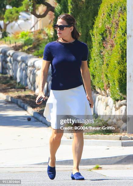 Jennifer Garner is seen on April 25, 2018 in Los Angeles, California.