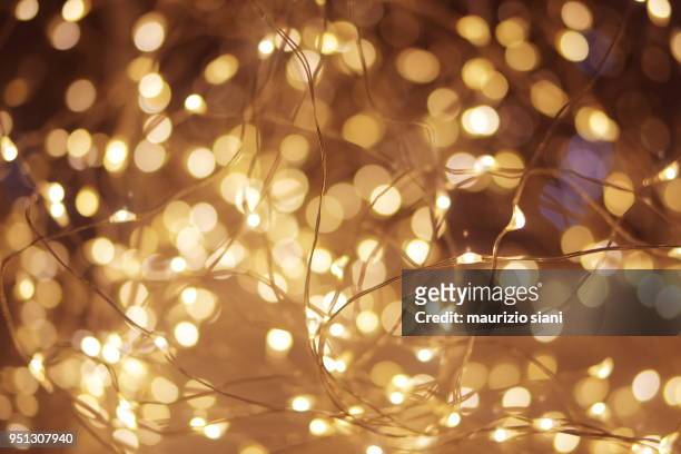 full frame shot of illuminated string light - tangled christmas lights stock pictures, royalty-free photos & images