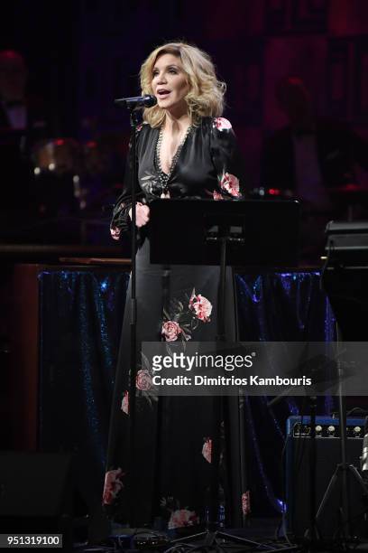 Alison Krauss performs onstage during the Brooks Brothers Bicentennial Celebration at Jazz At Lincoln Center on April 25, 2018 in New York City.
