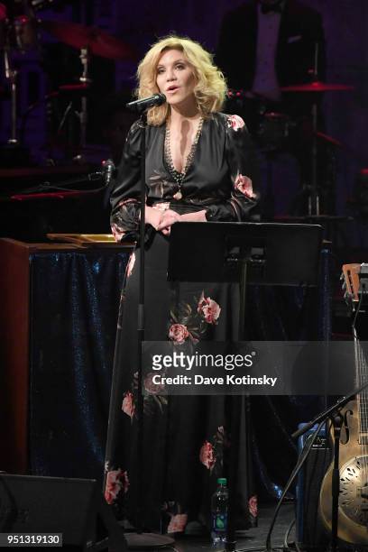 Alison Krauss performs onstage during the Brooks Brothers Bicentennial Celebration at Jazz At Lincoln Center on April 25, 2018 in New York City.