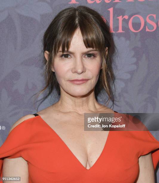 Jennifer Jason Leigh attends the premiere of Showtime's "Patrick Melrose" at Linwood Dunn Theater on April 25, 2018 in Los Angeles, California.