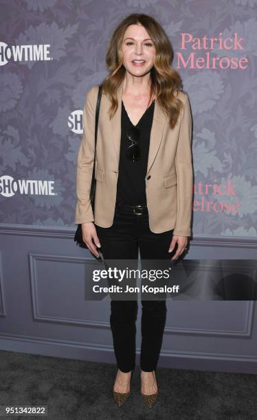 Jane Leeves attends the premiere of Showtime's "Patrick Melrose" at Linwood Dunn Theater on April 25, 2018 in Los Angeles, California.