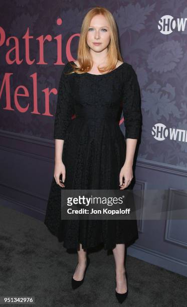 Molly Quinn attends the premiere of Showtime's "Patrick Melrose" at Linwood Dunn Theater on April 25, 2018 in Los Angeles, California.