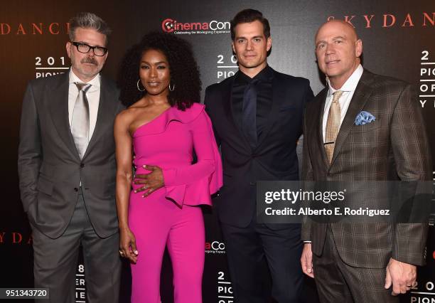 Director/writer/producer Christopher McQuarrie, actors Angela Bassett, Henry Cavill and President, Domestic Theatrical Distribution, Kyle Davies...