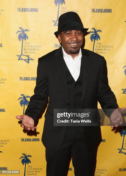Manny Davis attends the 13th Annual Los Angeles Jewish Film Festival, opening night premiere of "Sammy Davis Jr.: I've Gotta Be Me" on April 25, 2018...