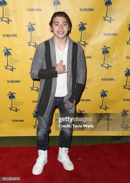 Ryan Ochoa attends the 13th Annual Los Angeles Jewish Film Festival, opening night premiere of "Sammy Davis Jr.: I've Gotta Be Me" on April 25, 2018...