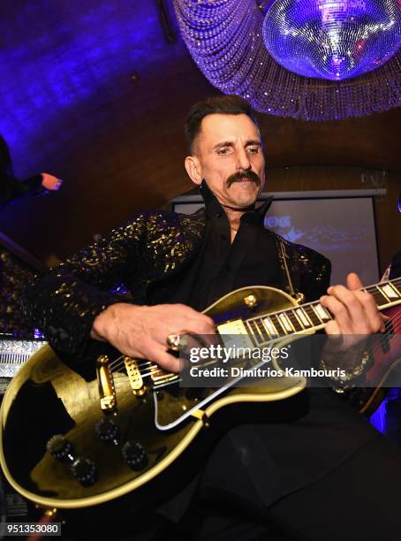 Wass Stevens performs during The "Not Tonight Bro" video release at Goldbar on April 25, 2018 in New York City.