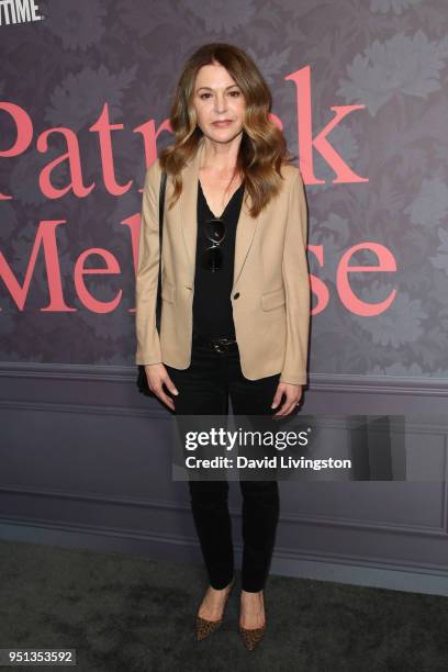 Jane Leeves attends the premiere of Showtime's 'Patrick Melrose' at Linwood Dunn Theater on April 25, 2018 in Los Angeles, California.