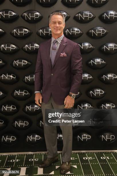 Daryl Johnston attends a Fashion & Football Event at Saks Off 5TH> on April 25, 2018 in Grand Prairie, Texas.