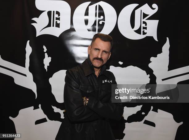 Wass Stevens of the band DOG attends The "Not Tonight Bro" video release at Goldbar on April 25, 2018 in New York City.