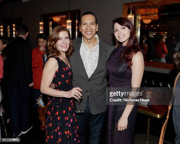 Director Susanna White, Michael Greyeyes and Producer Erika Olde attend 2018 Tribeca Film Festival After-Party For Woman Walks Ahead, Hosted By AT&T...