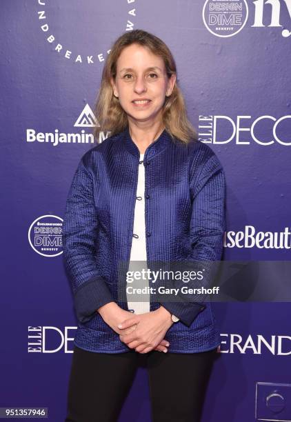 Designer Nicola Rosendorff attends the Housing Works' Groundbreaker Awards at Metropolitan Pavilion on April 25, 2018 in New York City.
