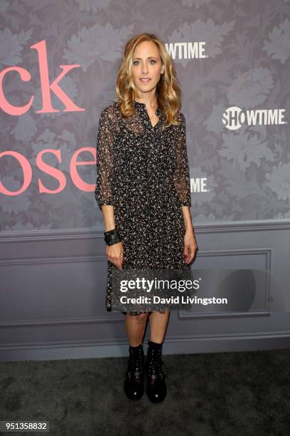 Kim Raver attends the premiere of Showtime's 'Patrick Melrose' at Linwood Dunn Theater on April 25, 2018 in Los Angeles, California.