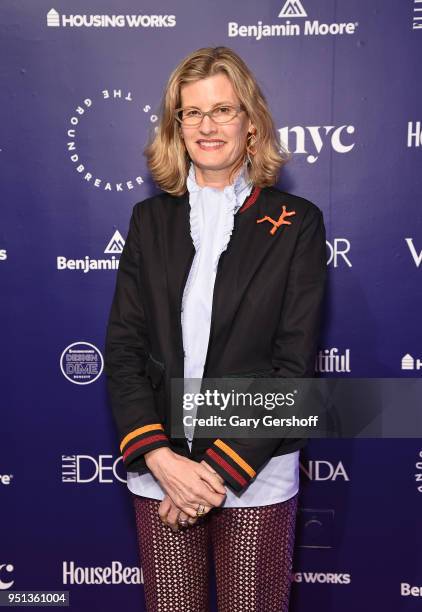 Designer Katie Ridder attends the Housing Works' Groundbreaker Awards at Metropolitan Pavilion on April 25, 2018 in New York City.