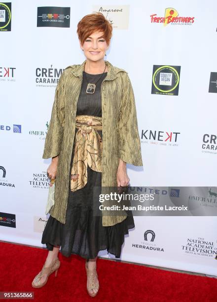 Carolyn Hennesy attends the National Academy of Television Arts & Sciences' 2018 Daytime Emmy Nominee Reception at The Hollywood Museum on April 25,...