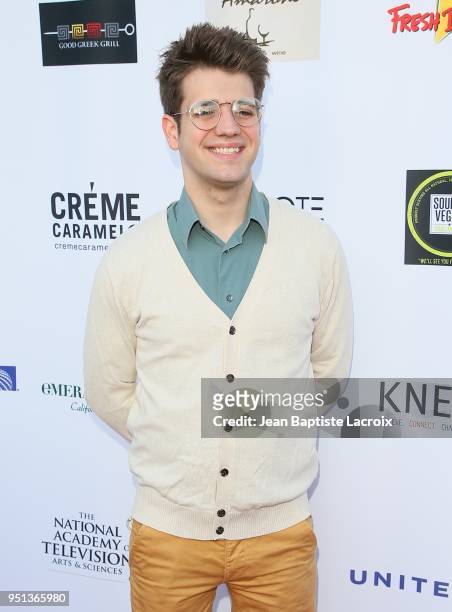 Brandon Tyler Russell attends the National Academy of Television Arts & Sciences' 2018 Daytime Emmy Nominee Reception at The Hollywood Museum on...