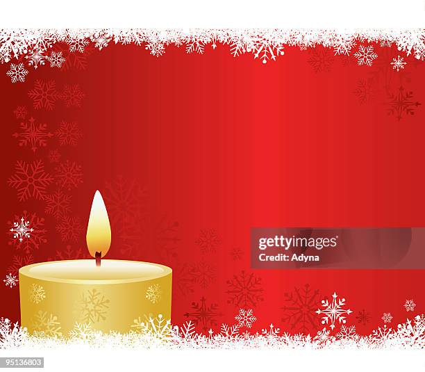 candle - advent lights stock illustrations
