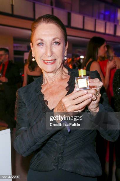 German actress Daniela Ziegler during the after show party of Duftstars at Flughafen Tempelhof on April 25, 2018 in Berlin, Germany.