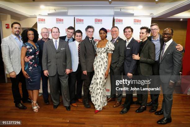 Condola Rashad and cast attend "Saint Joan" Broadway Opening Night after party at Copacabana on April 25, 2018 in New York City.