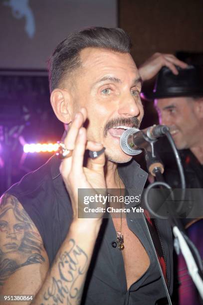 Wass Stevens performs during "Not Tonight Bro" video release at Goldbar on April 25, 2018 in New York City.