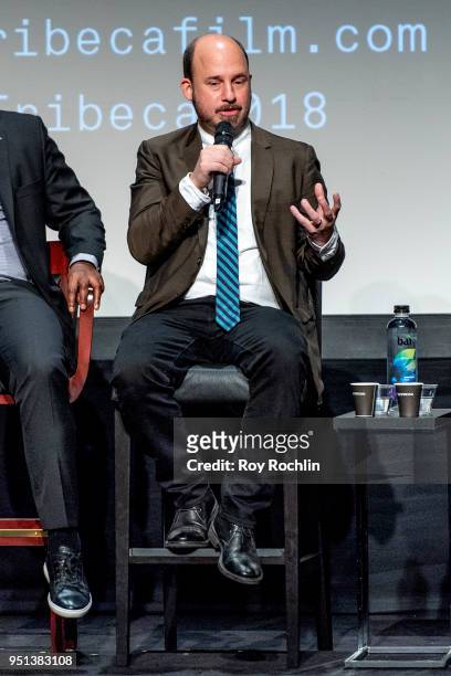 Andrew Rossi attends "The Gospel According To Andre" premiere and Q&A at BMCC Tribeca PAC on April 25, 2018 in New York City.
