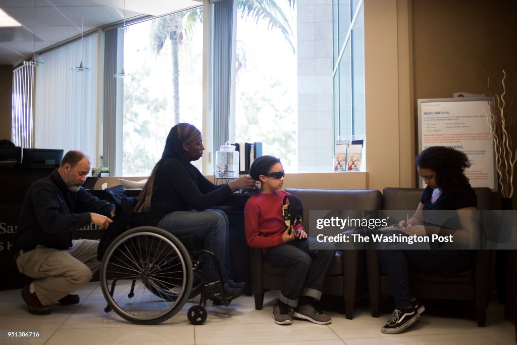 SAN DIEGO, CA - FEBRUARY 20, 2018: From left, Ryan McCoy, Louki