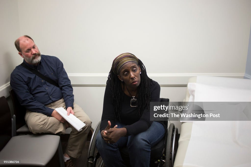SAN DIEGO, CA - FEBRUARY 20, 2018: Loukisha Olive McCoy and her
