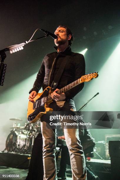 Nathan Connolly of Snow Patrol performs at The Fonda Theatre on April 25, 2018 in Los Angeles, California.