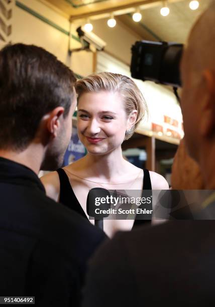 Elizabeth Debicki attends the Breath Sydney Red Carpet Premiere at The Ritz Cinema on April 26, 2018 in Sydney, Australia.