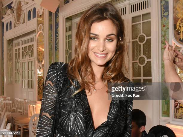 Actress Elisa Bachir Bey attends "Fashion Night Couture" 8th Edition at Galerie de Miroirs on April 25, 2018 in Paris, France.