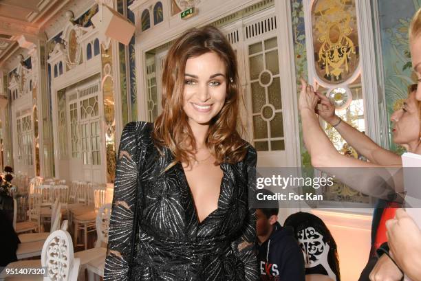 Actress Elisa Bachir Bey attends "Fashion Night Couture" 8th Edition at Galerie de Miroirs on April 25, 2018 in Paris, France.