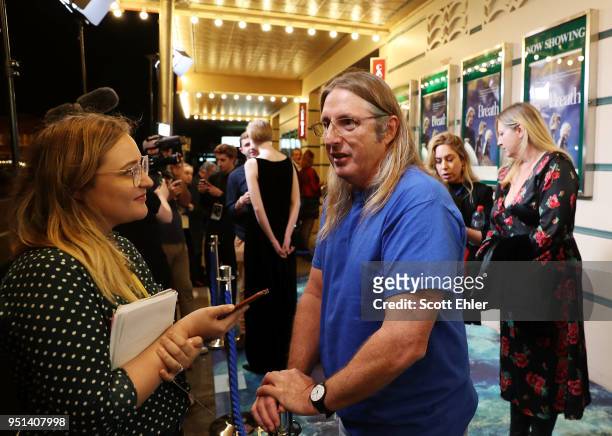 Tim Winton attends the Breath Sydney Red Carpet Premiere at The Ritz Cinema on April 26, 2018 in Sydney, Australia.