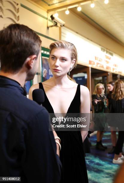 Elizabeth Debicki attends the Breath Sydney Red Carpet Premiere at The Ritz Cinema on April 26, 2018 in Sydney, Australia.