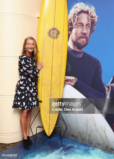 Layne Beachley attends the Breath Sydney Red Carpet Premiere at The Ritz Cinema on April 26, 2018 in Sydney, Australia.