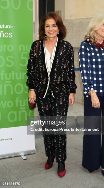 Ana Botella attends the 50th Anniversary of Rastrillo Nuevo Futuro Foundation on April 25, 2018 in Madrid, Spain.