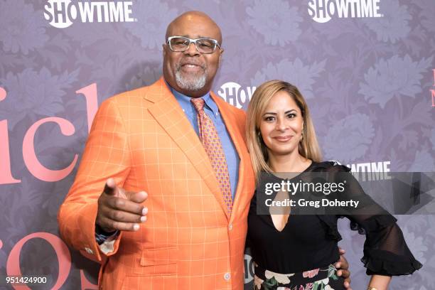 Chi and Julissa McBride attend the "Patrick Melrose" Series Premiere at Linwood Dunn Theater on April 25, 2018 in Los Angeles, California.