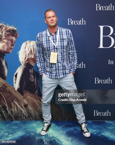 Tom Williams attends the Breath Sydney Red Carpet Premiere at The Ritz Cinema on April 26, 2018 in Sydney, Australia.