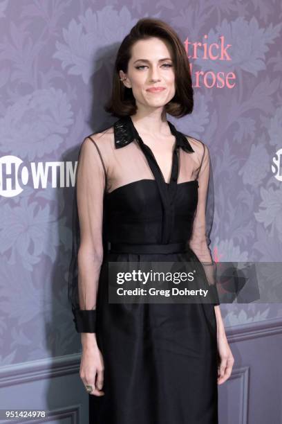 Actress Allison Williams attends the "Patrick Melrose" Series Premiere at Linwood Dunn Theater on April 25, 2018 in Los Angeles, California.