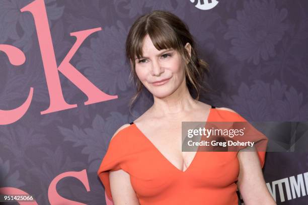 Jennifer Jason Leigh attends the "Patrick Melrose" Series Premiere at Linwood Dunn Theater on April 25, 2018 in Los Angeles, California.