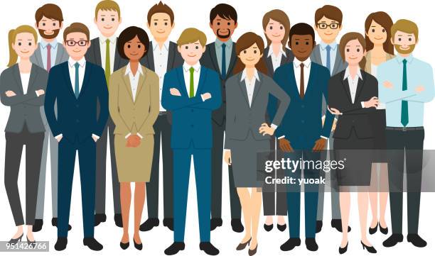 gruppe des business personen - geschäftsleute gruppe stock-grafiken, -clipart, -cartoons und -symbole