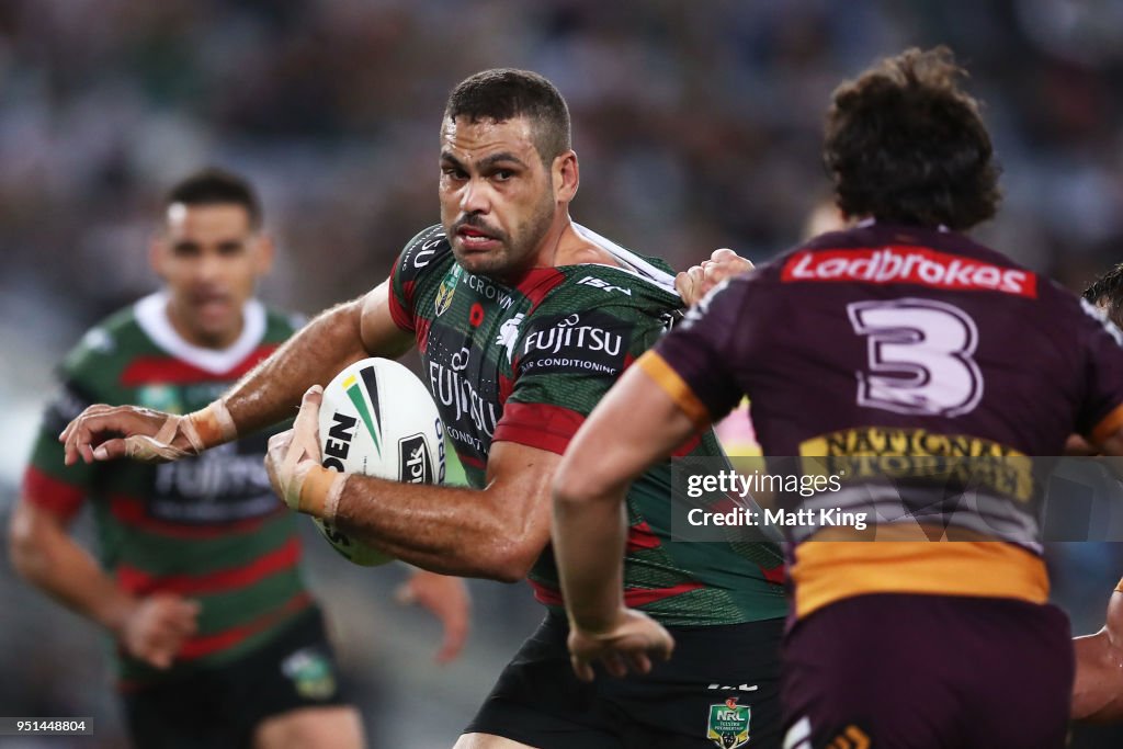 NRL Rd 8 - Rabbitohs v Broncos