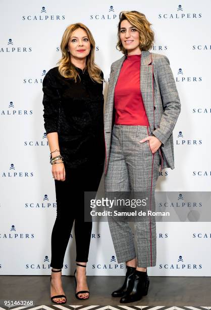 Eugenia Ortiz Domecq And Laura Vecino present new Scalpers Woman on April 26, 2018 in Madrid, Spain.