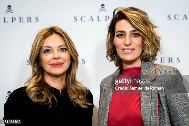 Eugenia Ortiz Domecq And Laura Vecino present new Scalpers Woman on April 26, 2018 in Madrid, Spain.