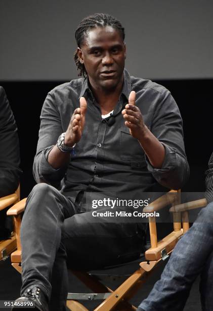 Mario Melchiot attends the screening of "Phenoms: Goalkeepers" during the 2018 Tribeca Film Festival at SVA Theatre on April 25, 2018 in New York...