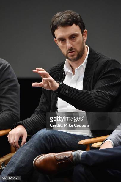 Michael Zimbalist attends the screening of "Phenoms: Goalkeepers" during the 2018 Tribeca Film Festival at SVA Theatre on April 25, 2018 in New York...
