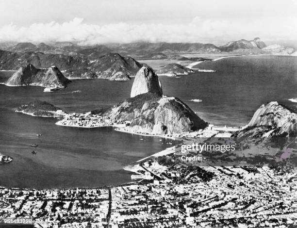 General view of Rio de Janeiro and the Sugar Loaf in 1936.