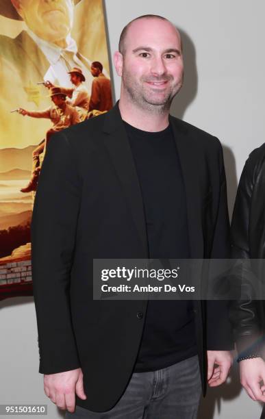 Jordan Beckerman attends the World Premiere of "The Escape of Prisoner 614" at Village East Cinema on April 25, 2018 in New York City.