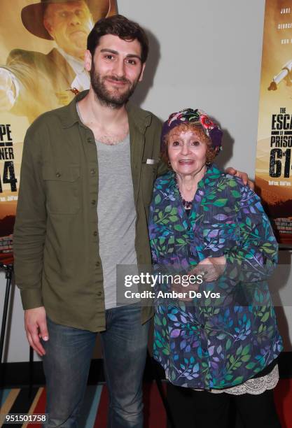 Zach Golden and Sondra James attend the World Premiere of "The Escape of Prisoner 614" at Village East Cinema on April 25, 2018 in New York City.