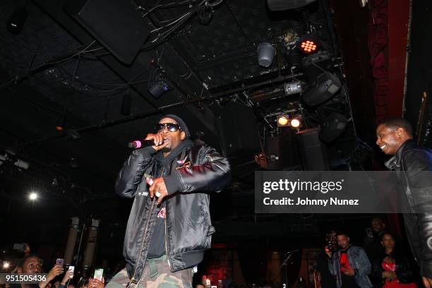 Mr. Cheeks and Doug E. Fresh perform at B.B. King Blues Club & Grill on April 25, 2018 in New York City.